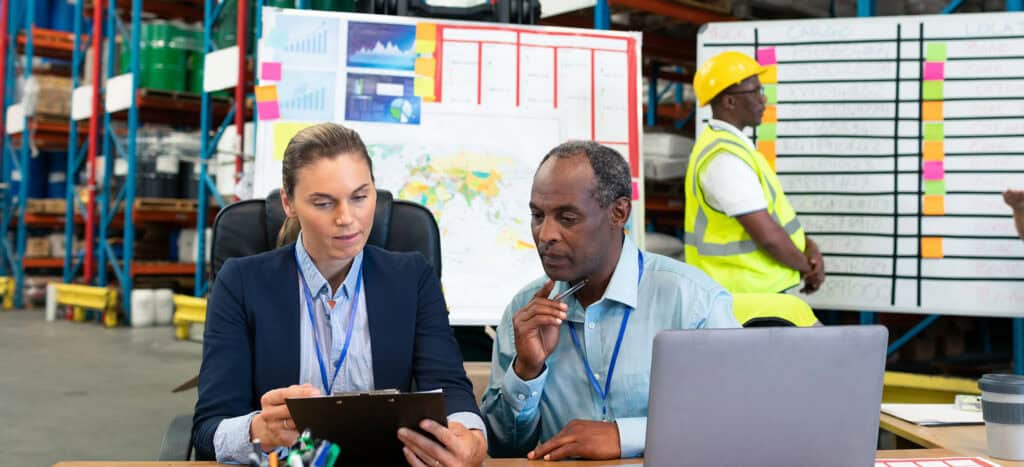 demand forecast errors team members discussing