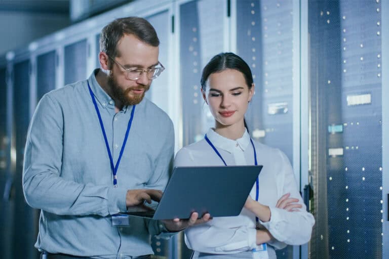 IT team implementing ERP - Blue Ridge