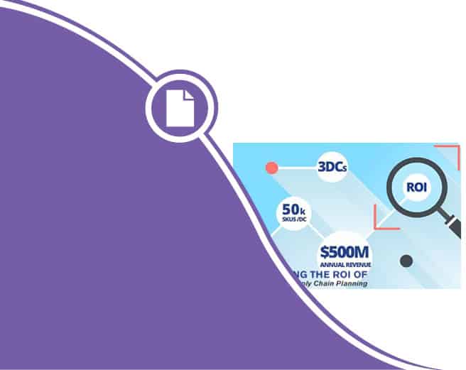 a purple background with a magnifying glass that says roi