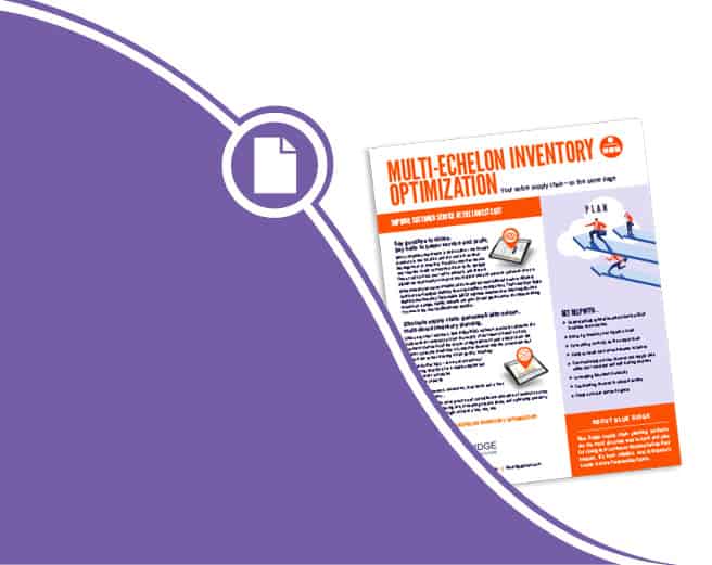 Multi-Echelon Inventory Optimization