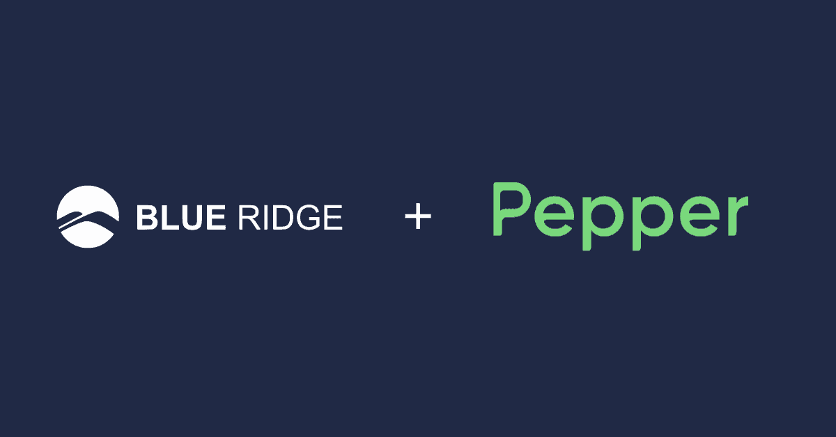 Blue Ridge and Pepper Announce Exciting Partnership: Revolutionizing Ecommerce for Distributors