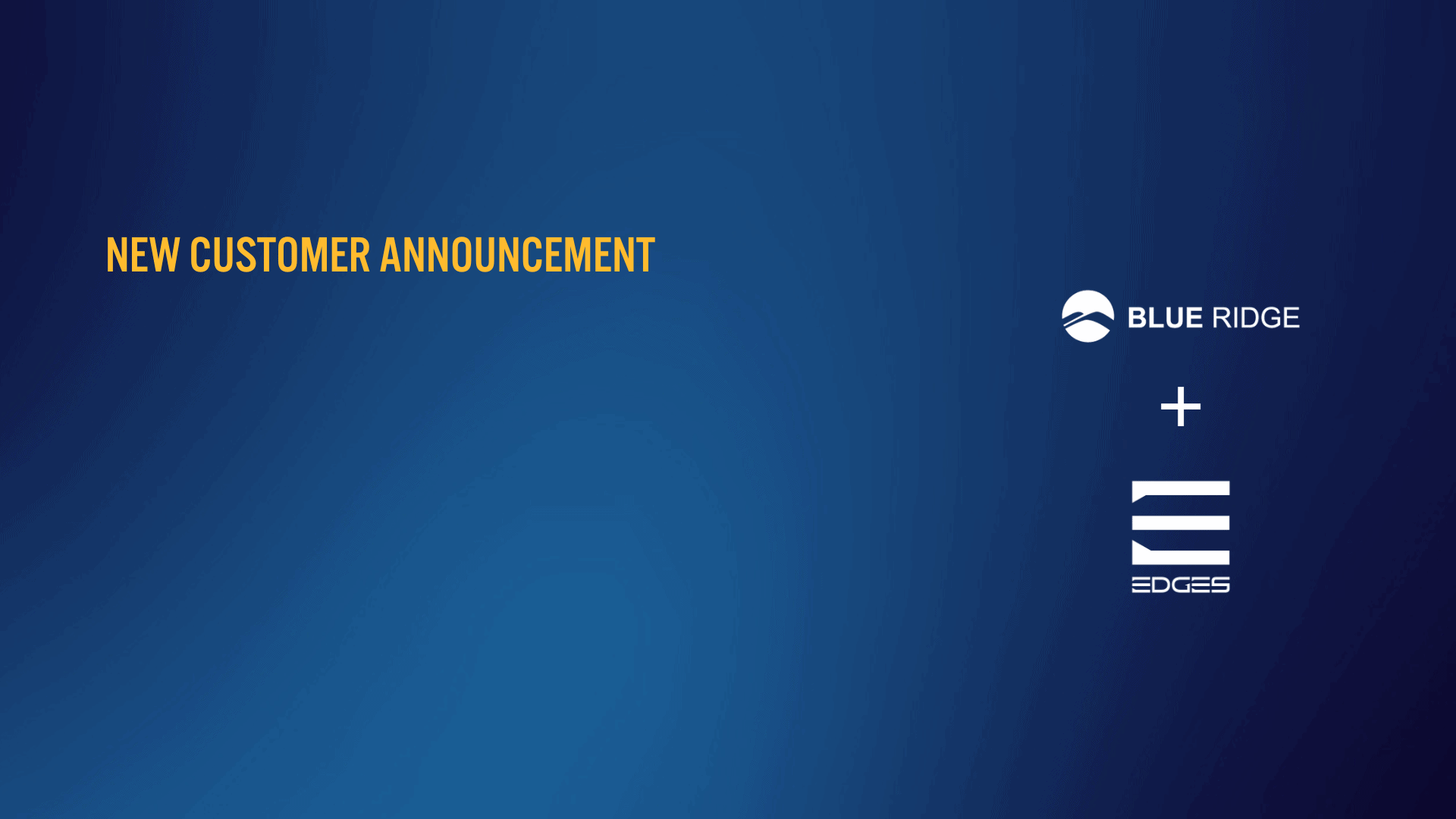 Edges Electrical Group Has Selected Blue Ridge’s Supply Chain Planning Solutions To Optimize Its Inventory