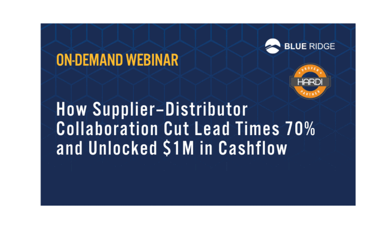 Webinar: From Forecasts to Strategic Decisions: Bridging the Distributor-Supplier Gap